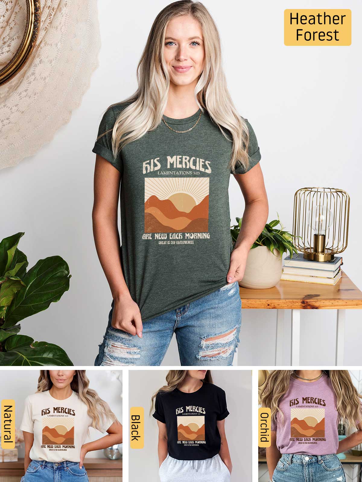 a collage of photos of a woman wearing a tshirt