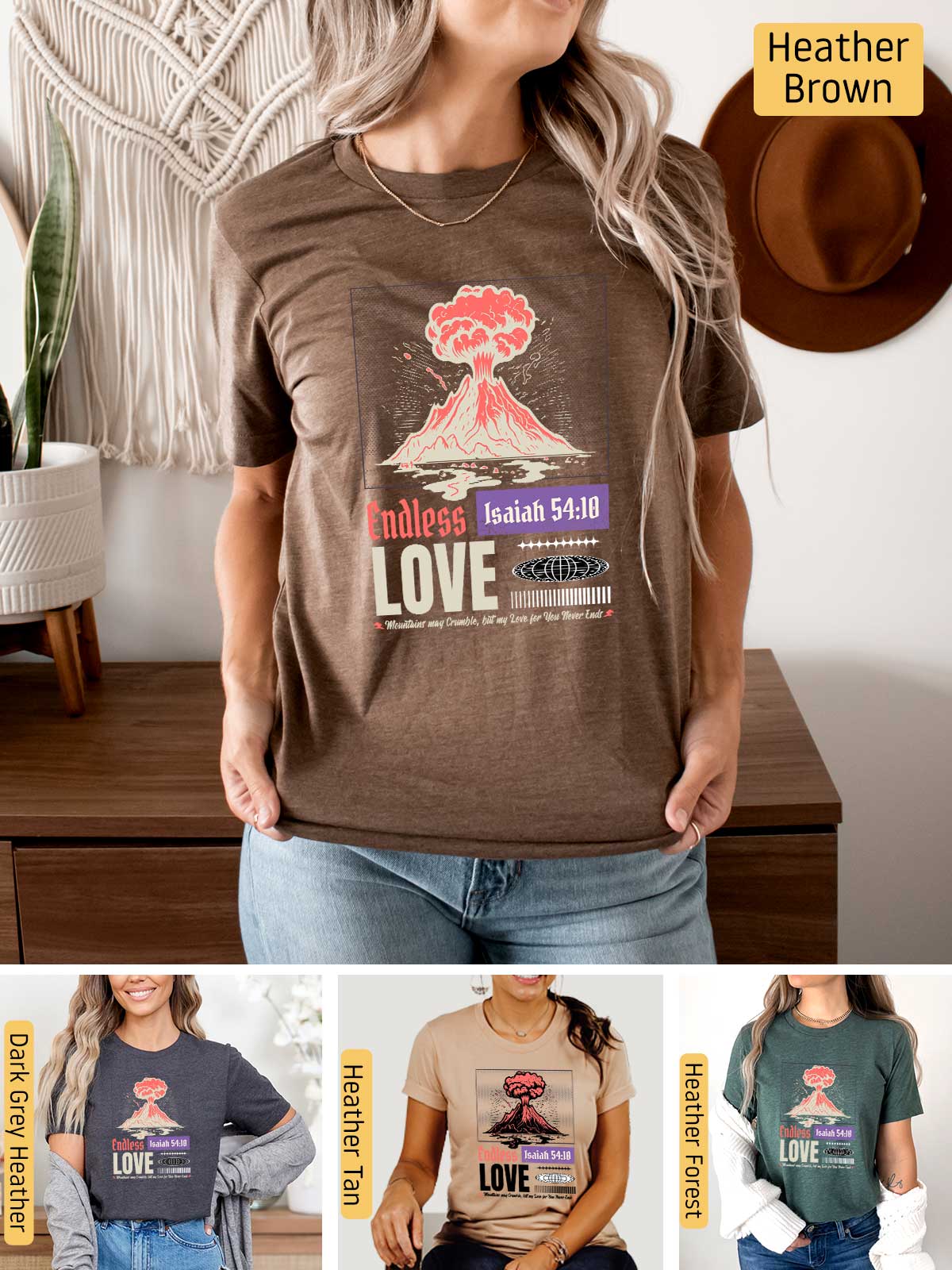 a woman wearing a t - shirt with the words love on it