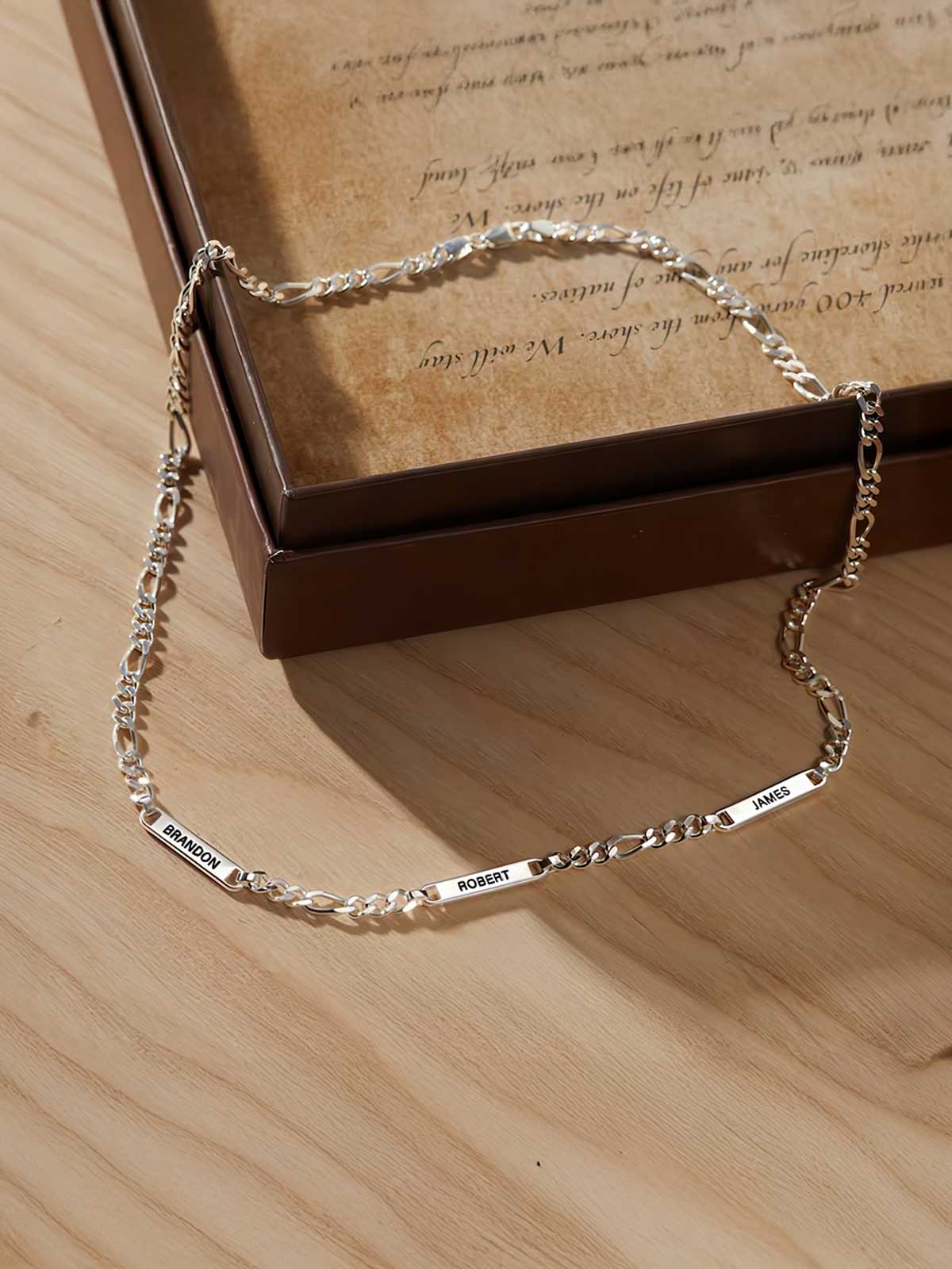 a box that has a chain on it