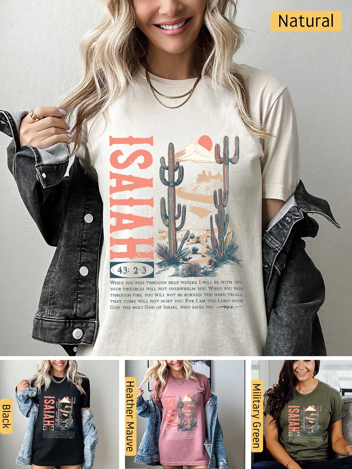 a collage of photos of a woman wearing a t - shirt