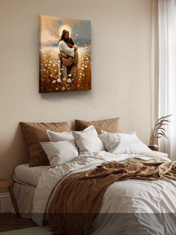 Jesus & Young Man – Guiding Embrace