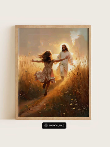 Jesus & Running Girl – Safe in Arms