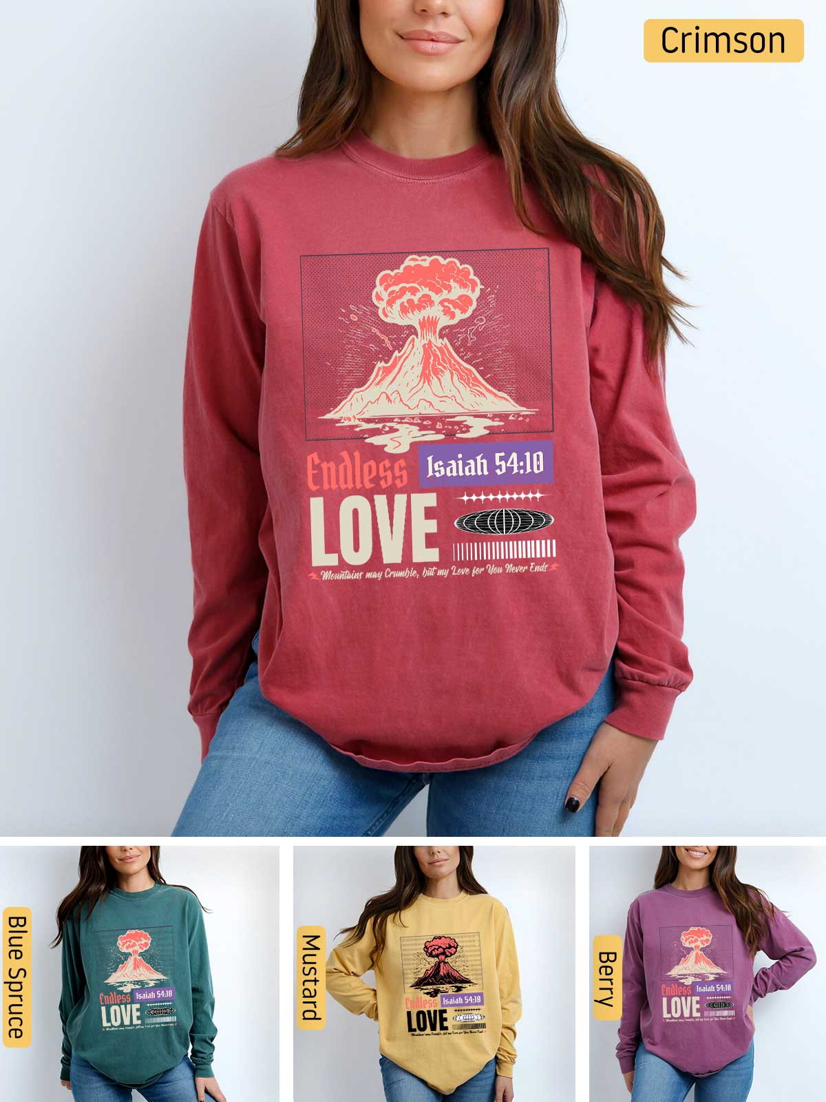 a woman wearing a sweatshirt with the words love on it