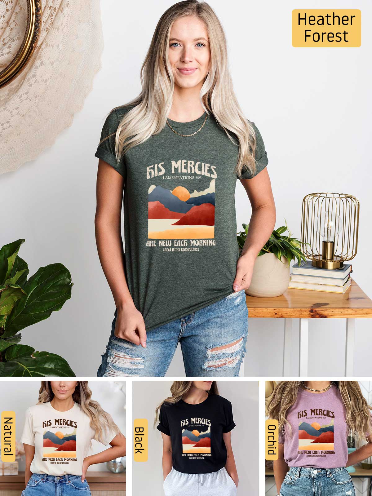 a collage of photos of a woman wearing a tshirt