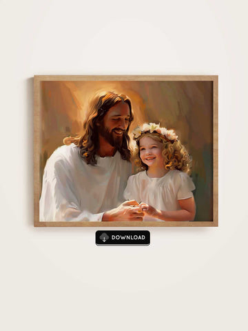Jesus with Child – Pure Joy