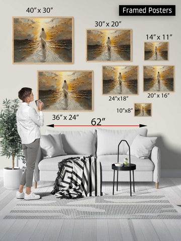 Jesus Walks on Water – Golden Horizon