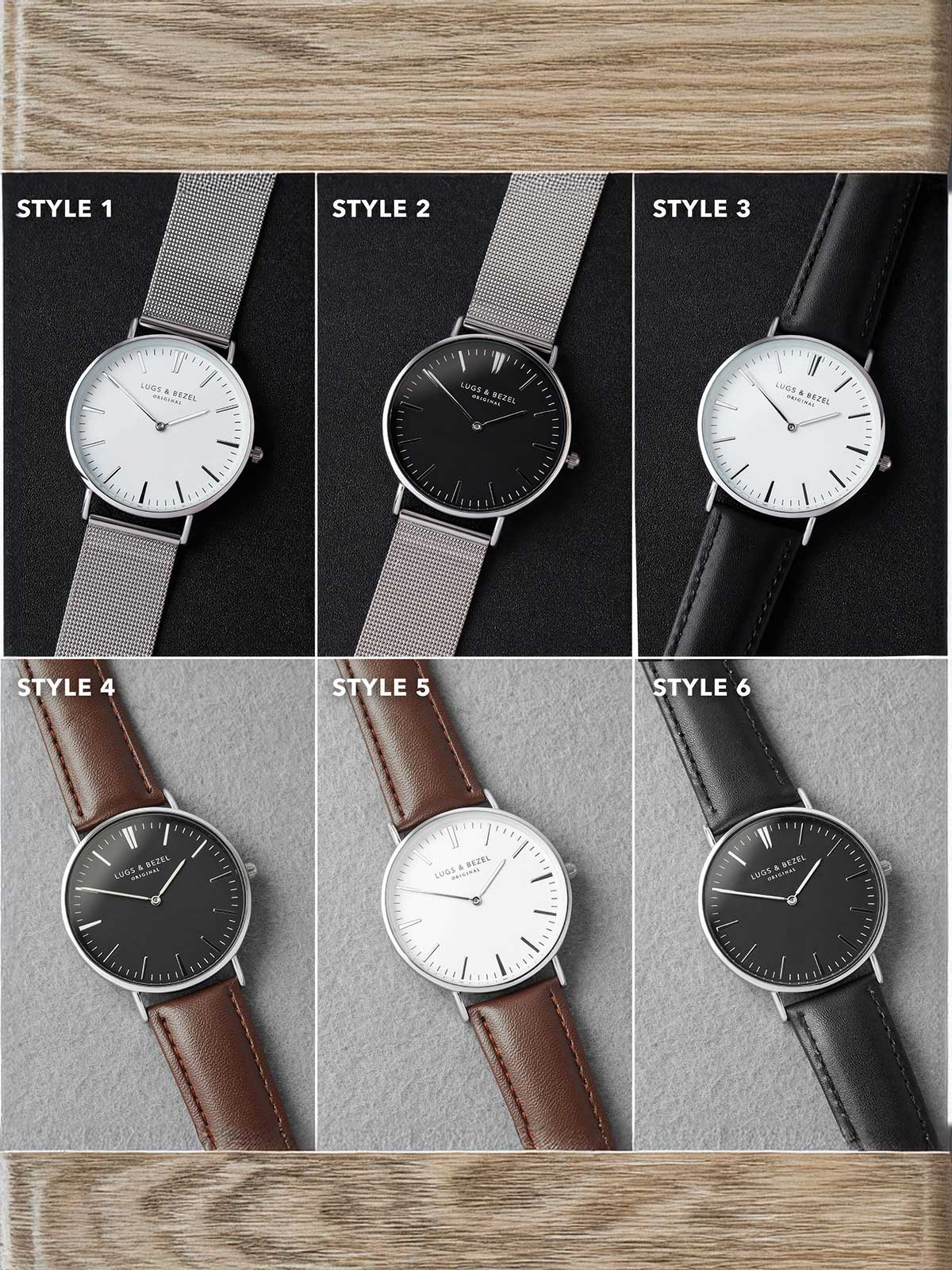 a series of photos showing different types of watches