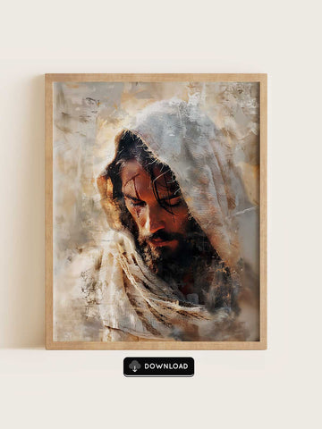 Close-Up of Christ’s Sorrow