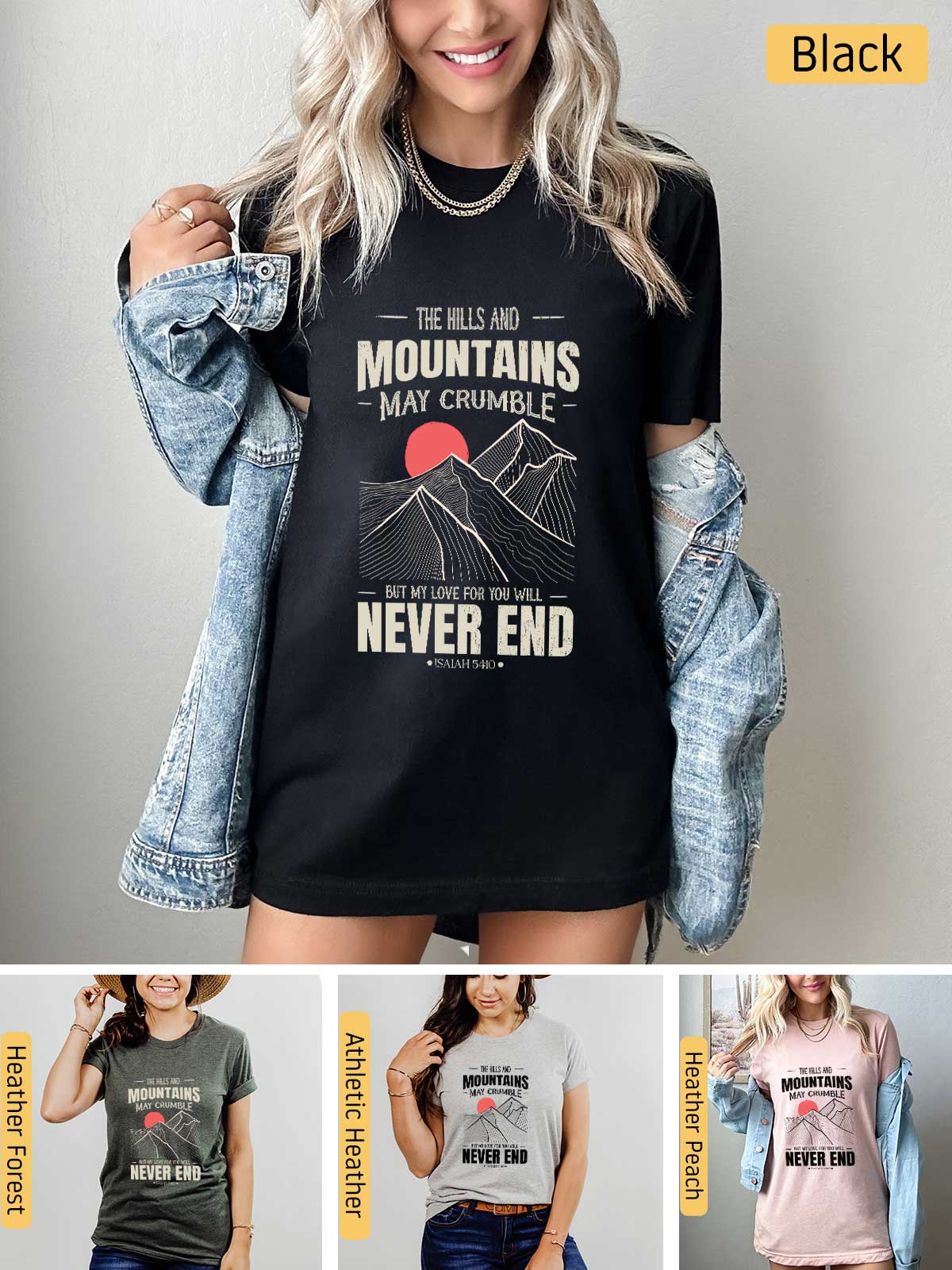 a collage of photos of a woman wearing a t - shirt