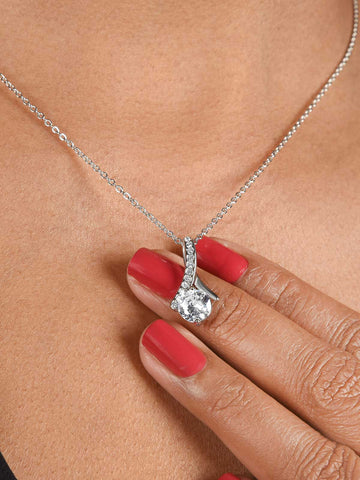 To Wife - 'One thing will never change' - Alluring Beauty Necklace